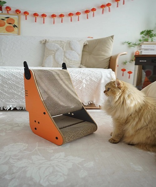 Corner Cat Scratcher-Perfect for Space-Saving and Cat Fun
