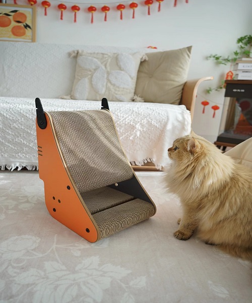 Corner Cat Scratcher-Perfect for Space-Saving and Cat Fun