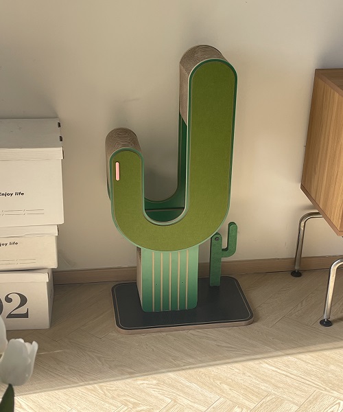 Fun and Large Cactus Cat Scratching Toy
