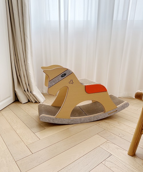 Cat Climbing Scratcher-Rocking Horse 