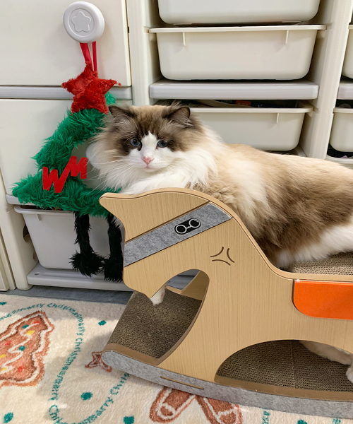 Cat Climbing Scratcher-Rocking Horse 