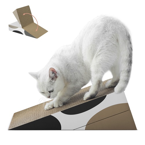 Triangle  Foldable Scratching Board For Cats