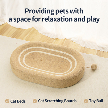 Cat Sisal Scratcher with Cat Runway