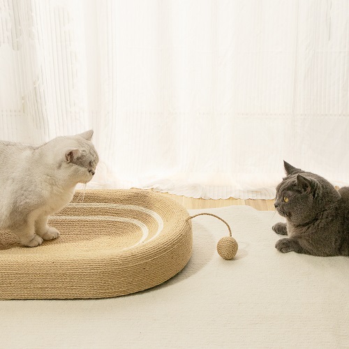 Cat Sisal Scratcher with Cat Runway