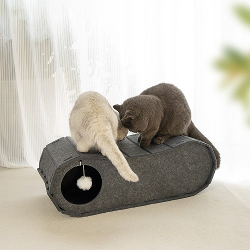   Arc 8-Shaped Felt Cat House Scratching Post