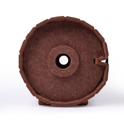 DIY Barrel Design Cat Scratch Post House