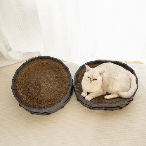 Oval Track Cat Scratcher With Ball