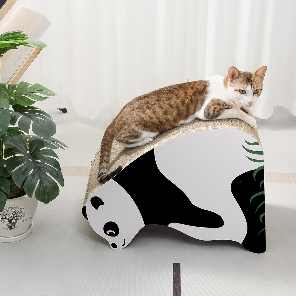 Panda Design Cat House - Eco-Friendly Felt Cat Hideaway