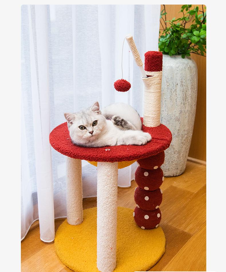 Luxury Cat Tree Condo with Sisal Rope Scratching Posts 