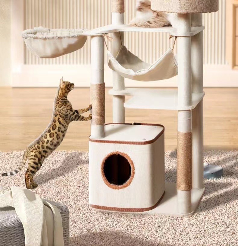 Wholesale Cat Tree for Cats – Durable Multi-Level Pet Furniture with Scratching Posts, Perches & Hid
