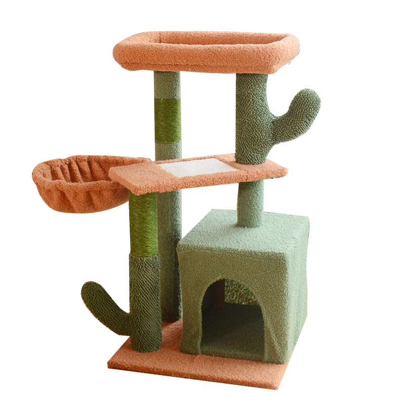 Luxury Cat Tree - Multi-Level Cat Tower with Sisal Scratching Posts, Cozy Beds, and Playful Features