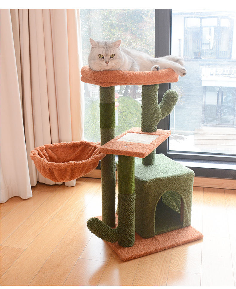 Luxury Cat Tree - Multi-Level Cat Tower with Sisal Scratching Posts, Cozy Beds, and Playful Features
