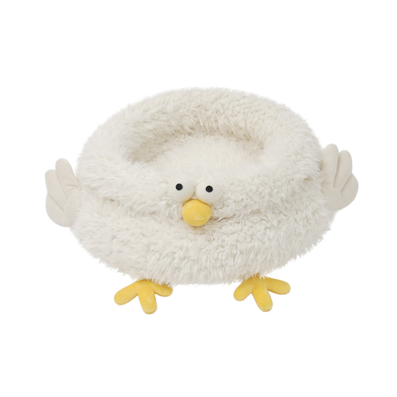 Gugu Little Chicken Pet Bed - Luxurious Comfort for Cats