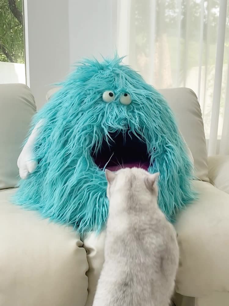 Monster Pet Bed Cat House - Cozy Retreat for Your Feline Friend