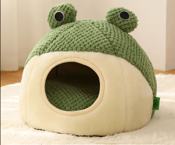 Frog Series Pet Bed - Versatile Cat and Dog Nest 