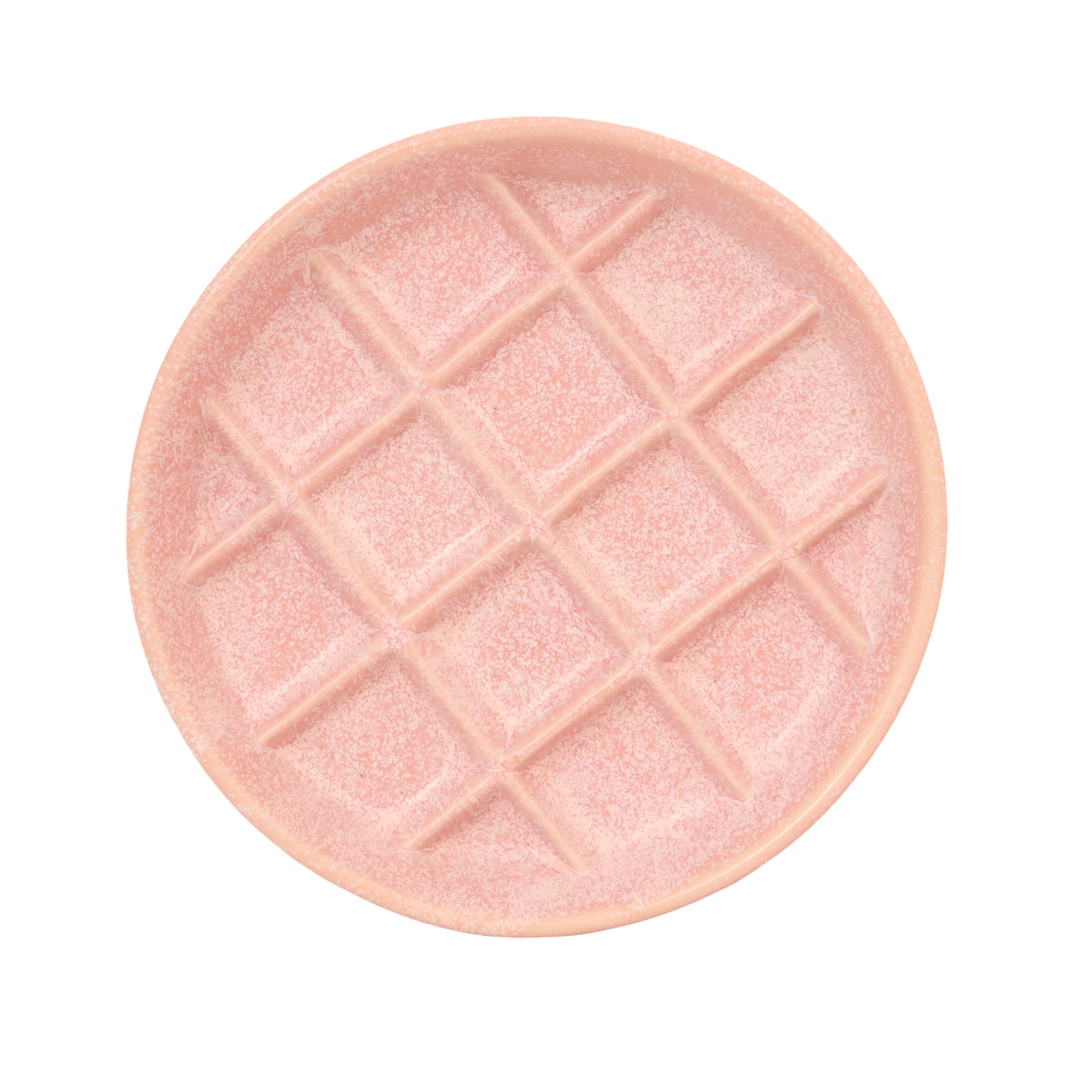 Checkered Ceramic Cat Bowl - Stylish and Durable Feeding Solution