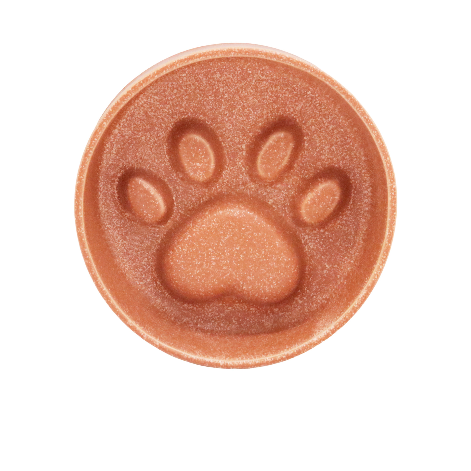 Paw Print Ceramic Cat Bowl - Durable and Stylish Feeding Solution for Pets
